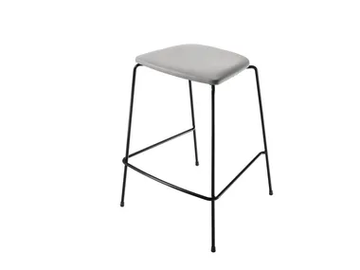 FLINT 549M - Fabric stool with footrest by Et al. - view 2